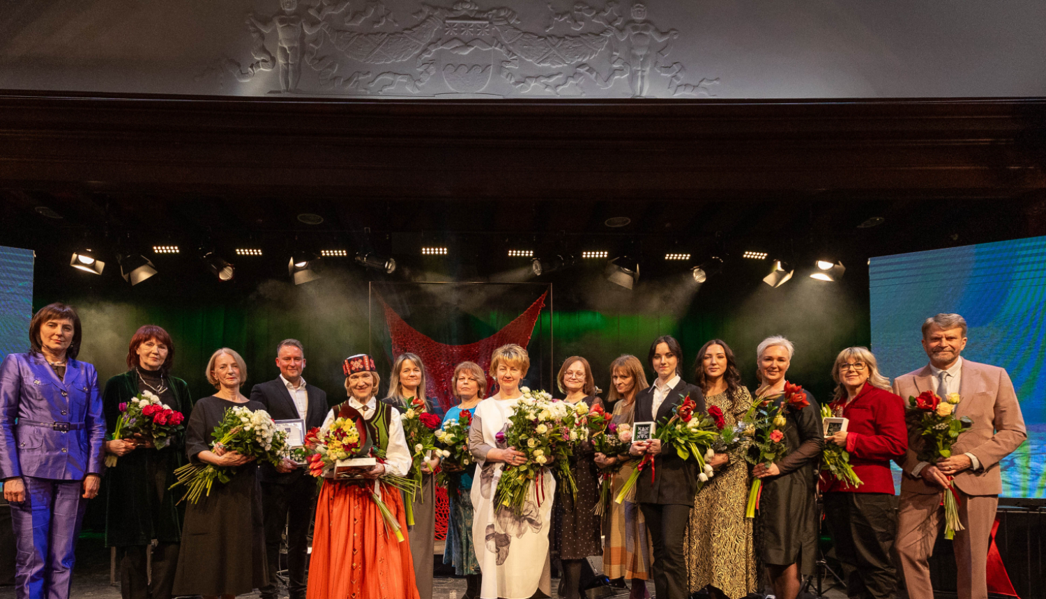 Gada balvas kultūrā 2024 laureātu kopbilde