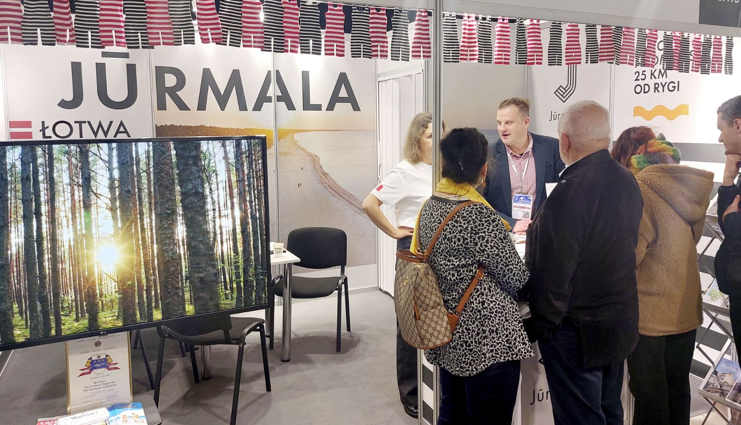 Jūrmalas stends tūrisma izstādē