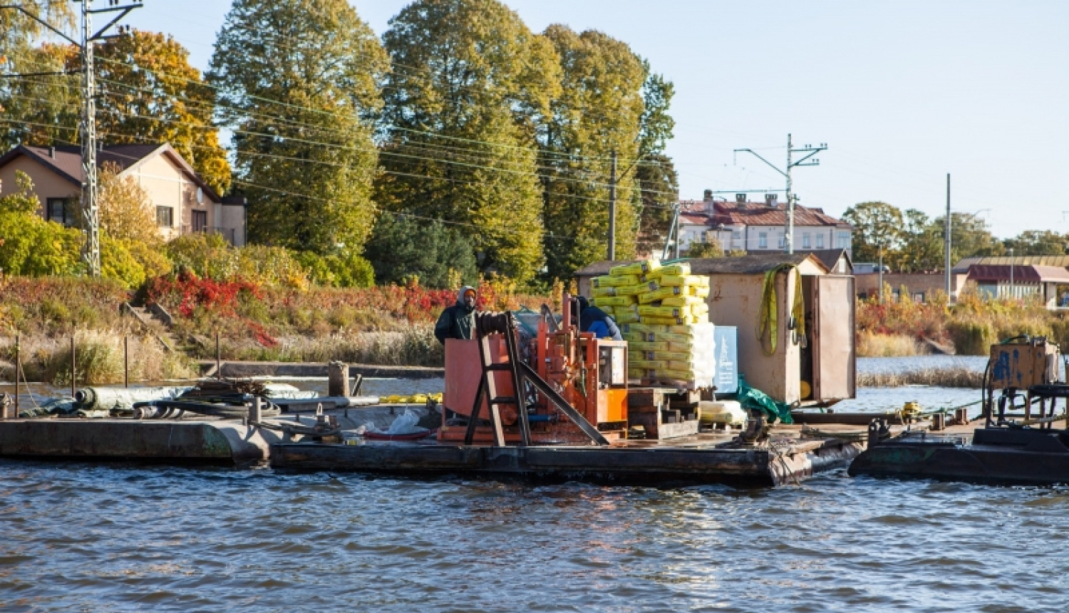 Jūrmalā sākta Lielupes krasta stiprināšana