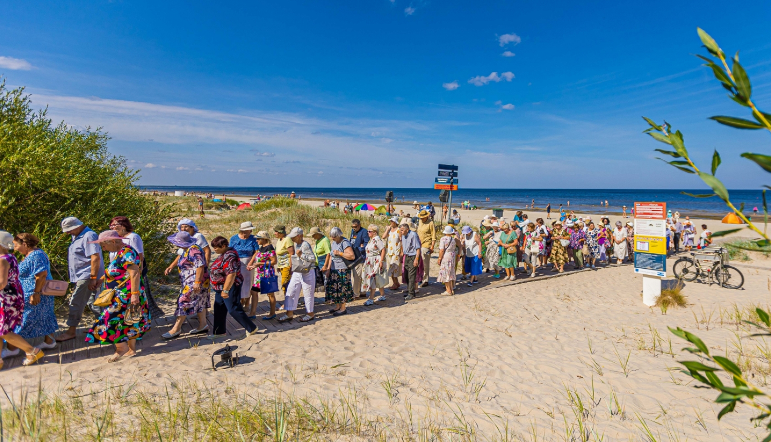 Piejūras senioru festivāla dalībnieki