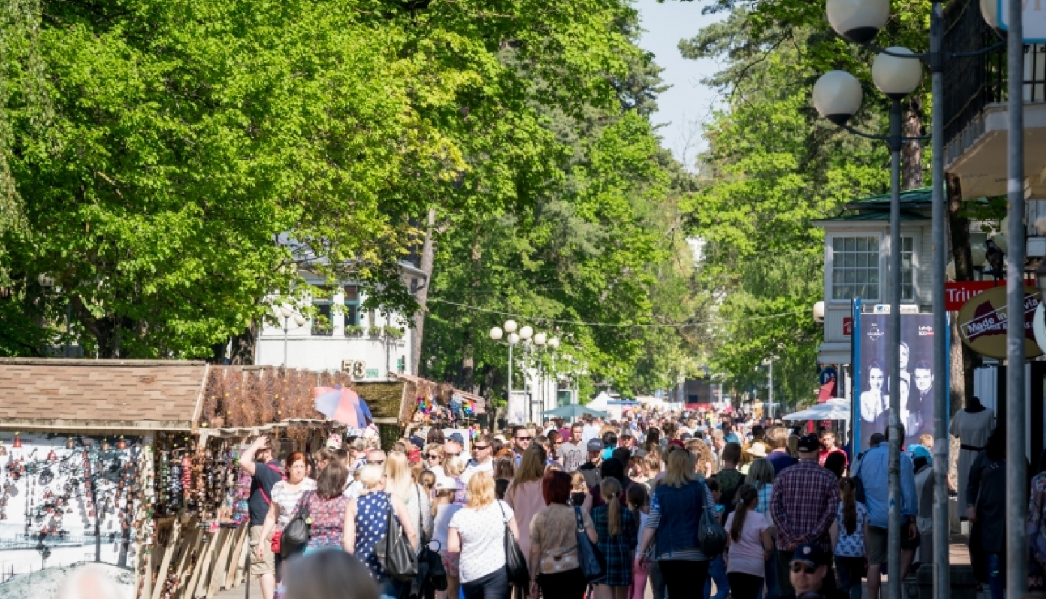 Tūristu skaits Jūrmalā gada sākumā pieaudzis par 23%