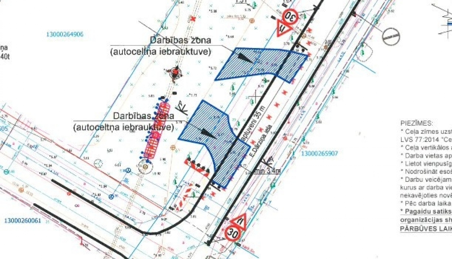 Satiksmes organizācijas ierobežojumi Ķemeros