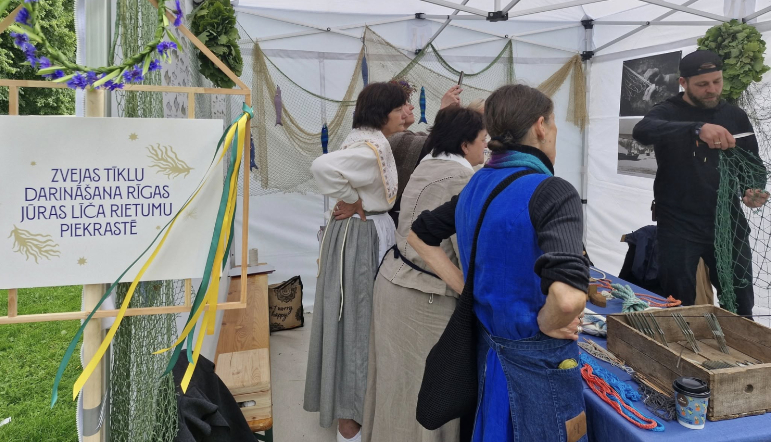 Nemateriālā kultūras mantojuma amatu prasmju demonstrēšana festivālā "Baltica"