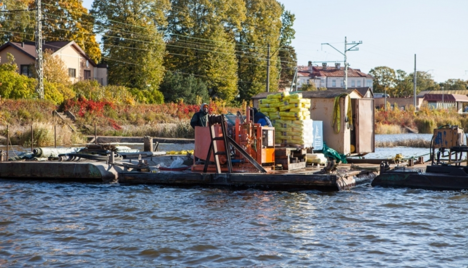 Jūrmalā sākta Lielupes krasta stiprināšana