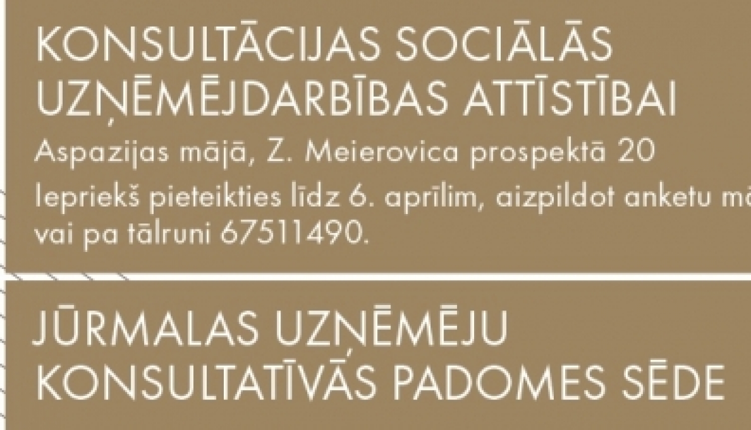 Sociālās uzņēmējdarbības attīstībai