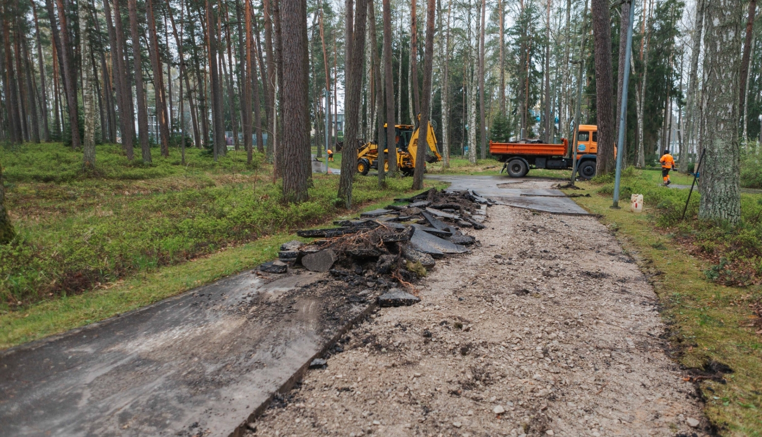 remonts Dzintaru mežaparkā