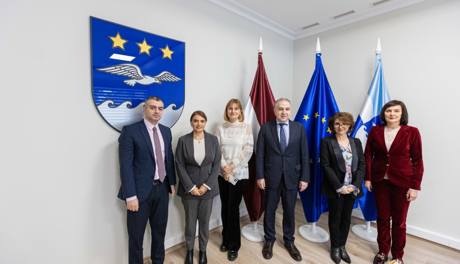 Gruzijas Parlamenta delegācija tiekas ar Ritu Sproģi