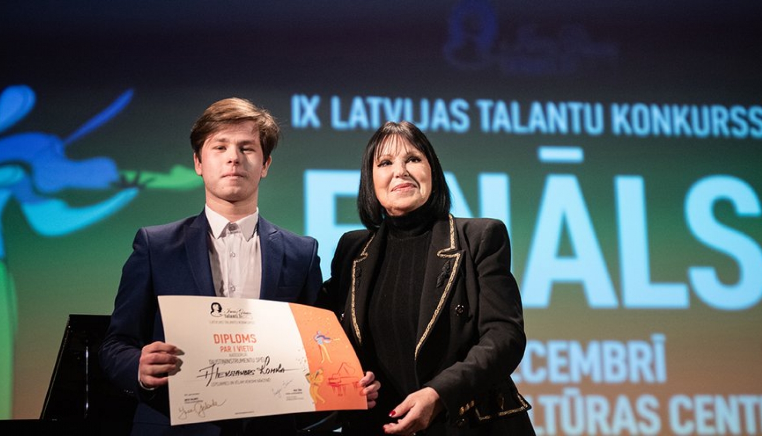 Inese Galante, Aleksandrs Komka