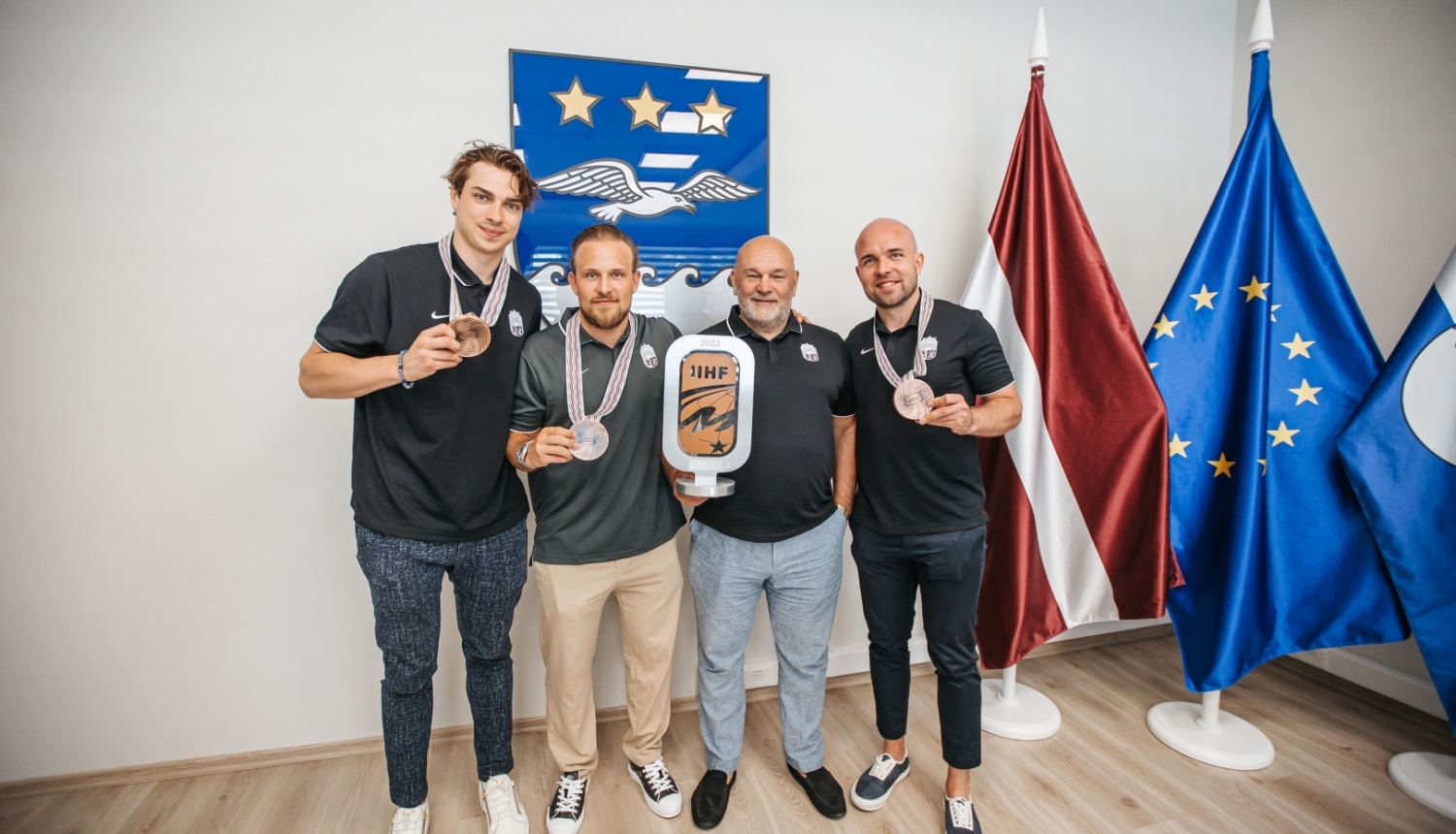 Latvijas hokeja izlases čempioni